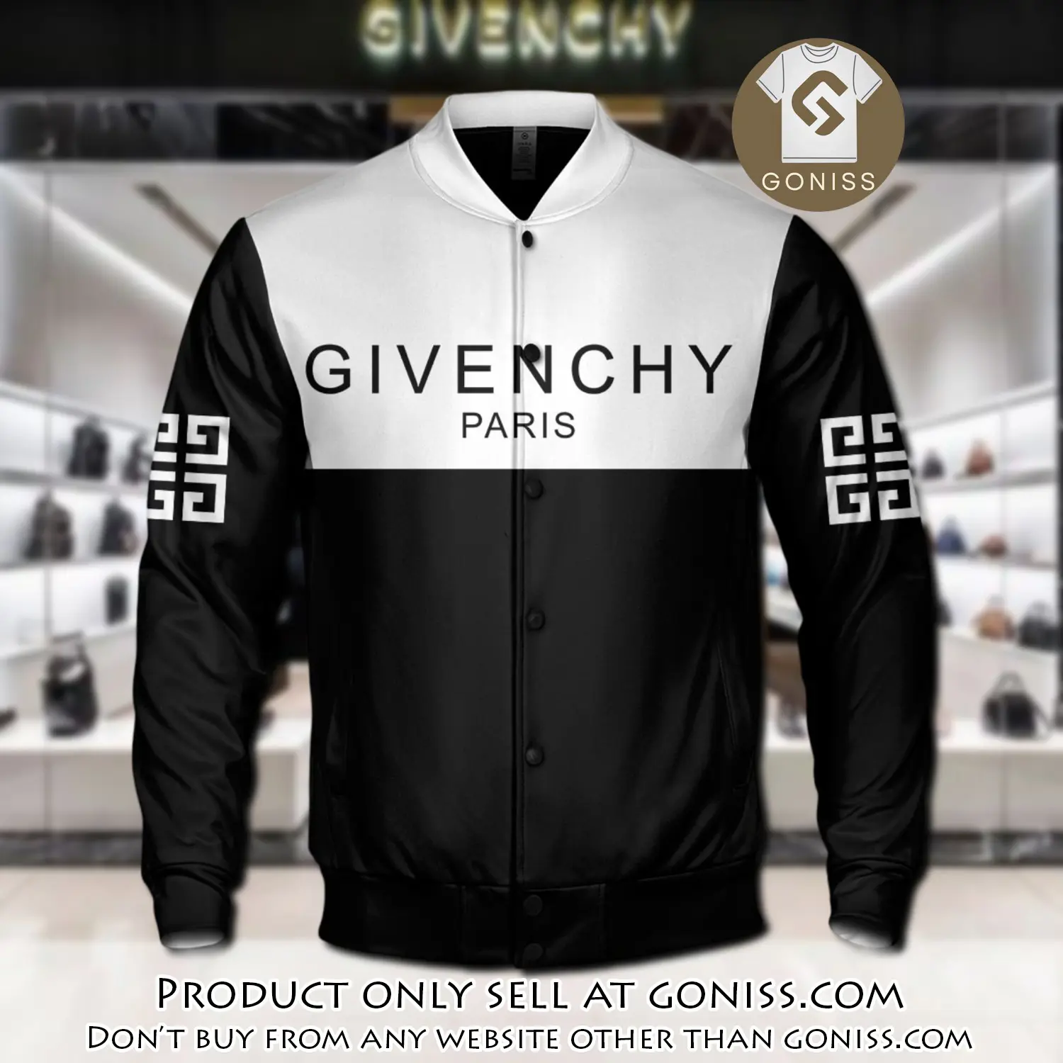 Luxury givenchy varsity premium baseball jacket bjv1048 gn0800769